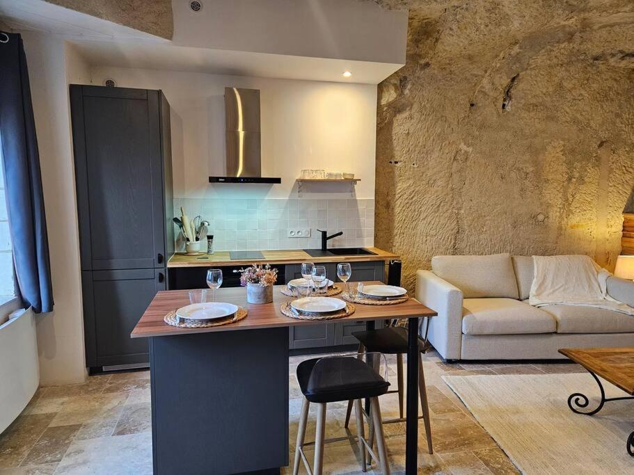 Charmante Maison Troglodyte Loire Valley روتشيكوربون المظهر الخارجي الصورة